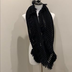 Knitted infinity scarf